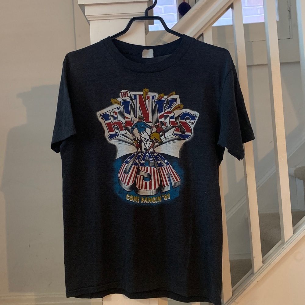 Vintage 1983 The Kinks Tour Band Tee T-shirt